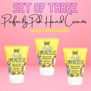 Perfectly Posh Lady Limoncello Hand Cream (Set of 3 Hand Creams w/Posh Bag)